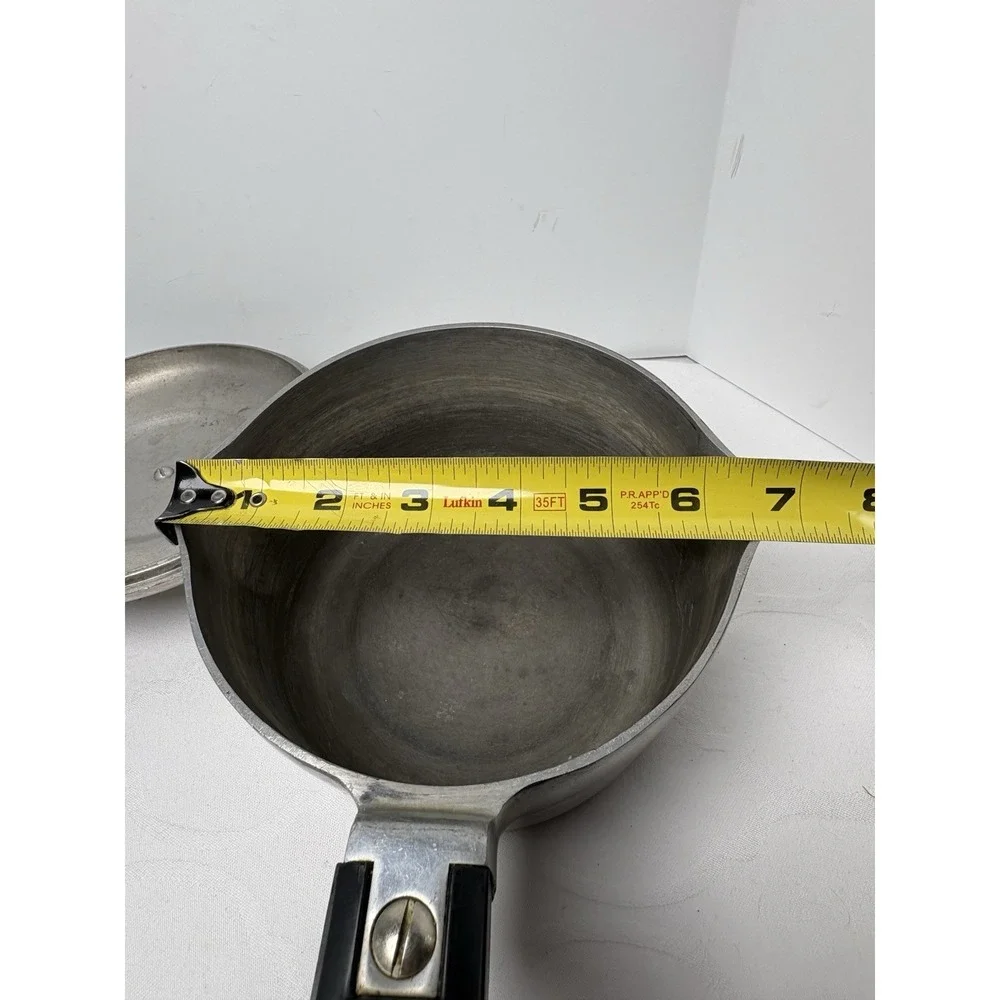 Vintage Wagner Ware Sidney -O- Magnalite 4681 1/2 P Sauce Pan 1 1/2 Qt With Lid